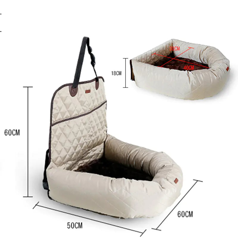 Waterproof Car Seat Bed for Dogs