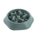 Bone-Shaped Slow Feeder Dog Bowl